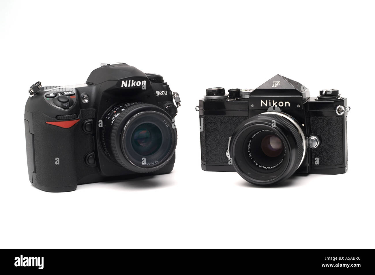 Nikon D200 appareil photo reflex numérique Nikon F 35 mm Banque D'Images