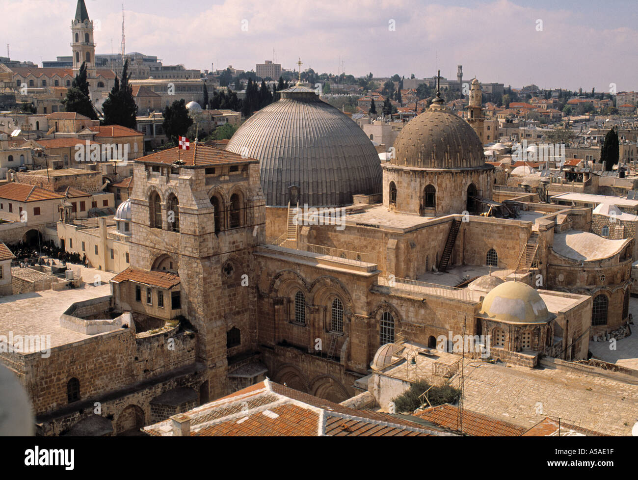 Église du Saint Sépulcre, Jérusalem, Israël Banque D'Images