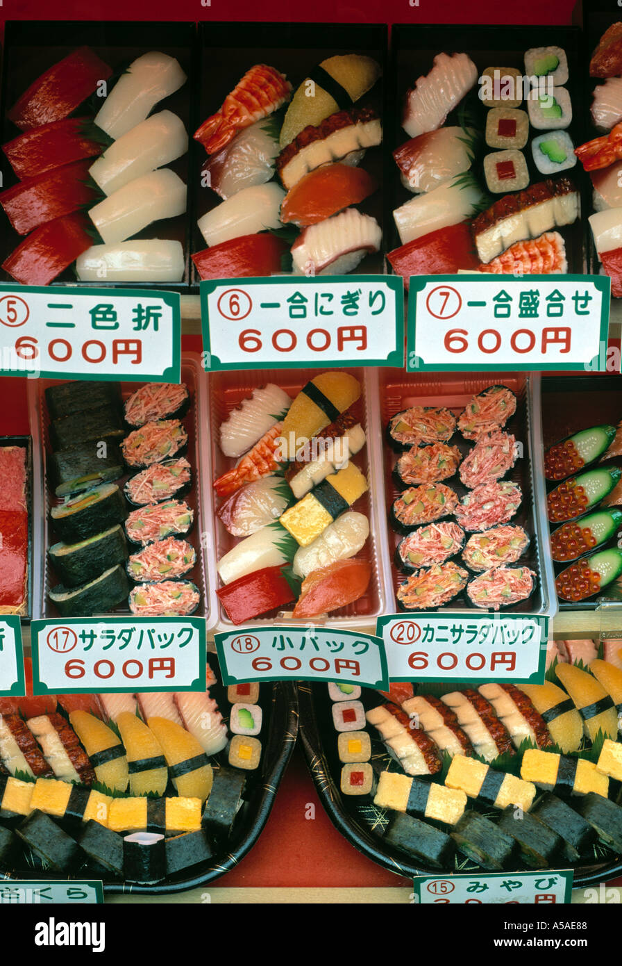 Repas sushis, le Japon Banque D'Images
