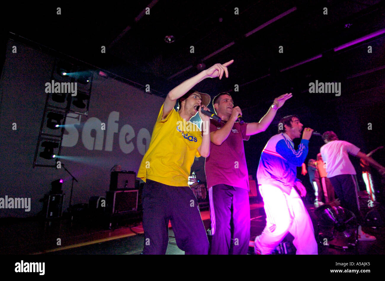 Goldie Lookin Chain Afan Lido Port Talbot au Pays de Galles du Sud Banque D'Images