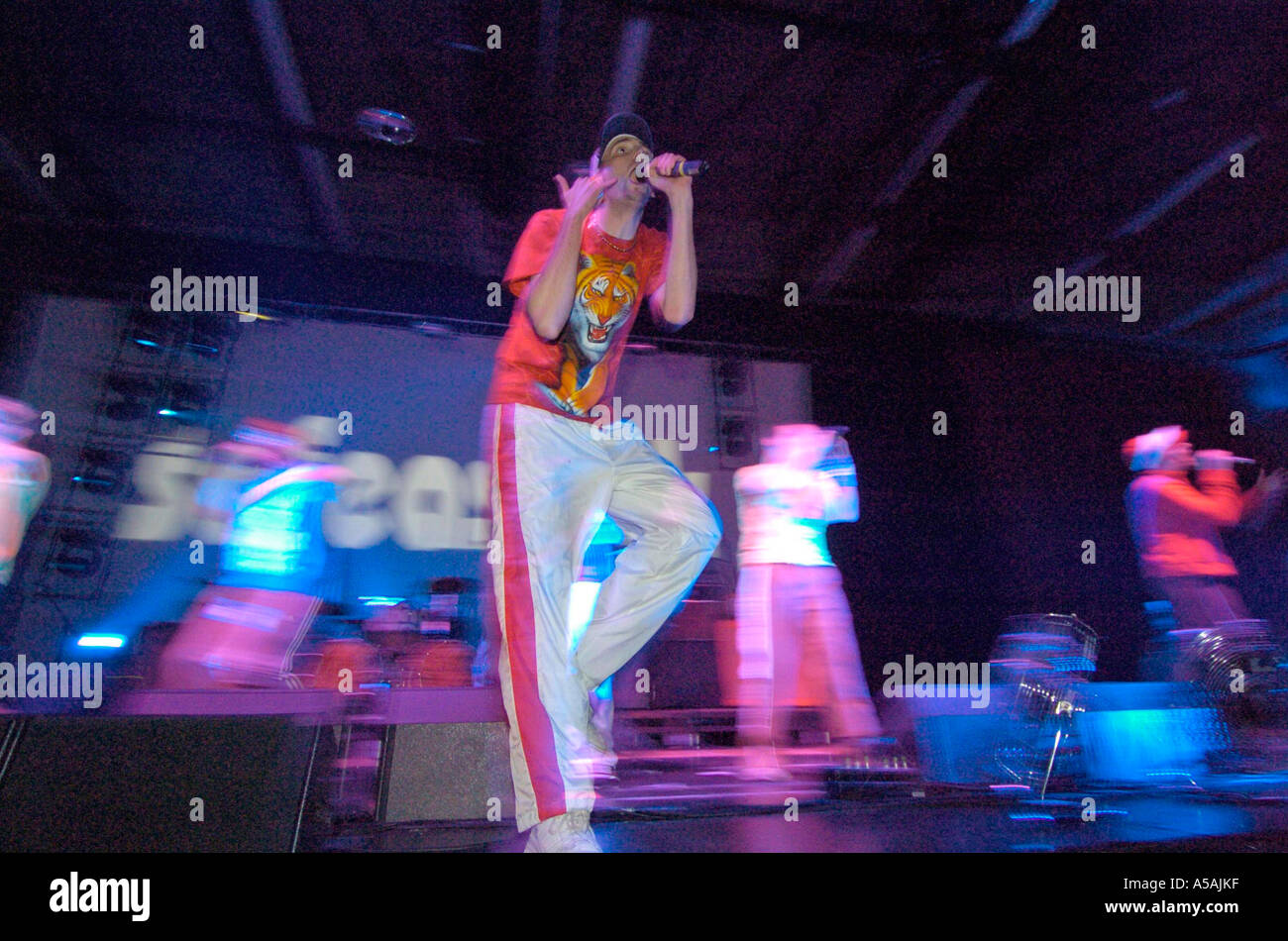 Goldie Lookin Chain Afan Lido Port Talbot au Pays de Galles du Sud Banque D'Images