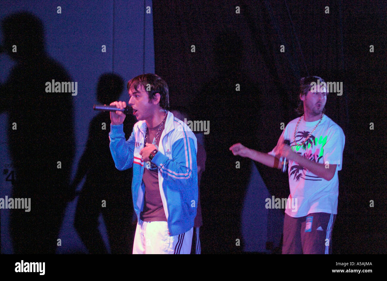 Goldie Lookin Chain Afan Lido Port Talbot au Pays de Galles du Sud Banque D'Images