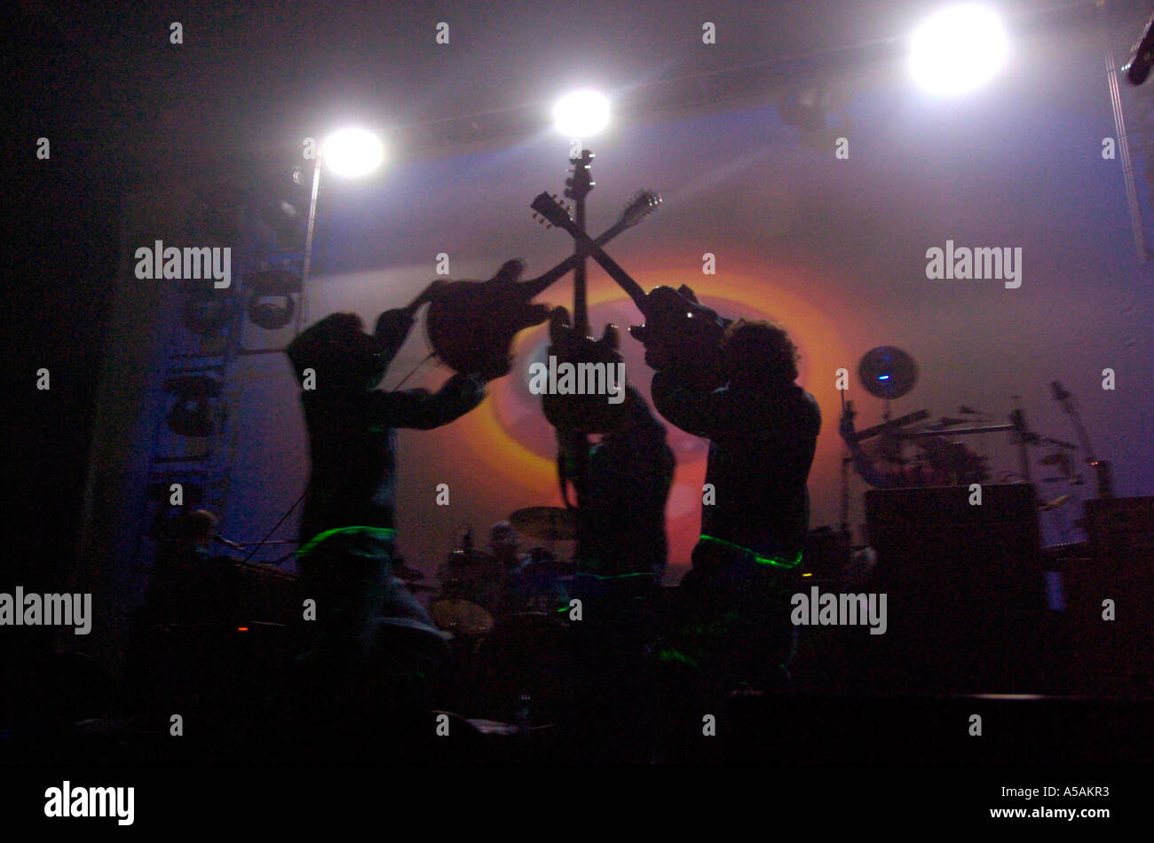 Super Furry Animals Afon Lido Port Talbot au Pays de Galles du Sud Banque D'Images