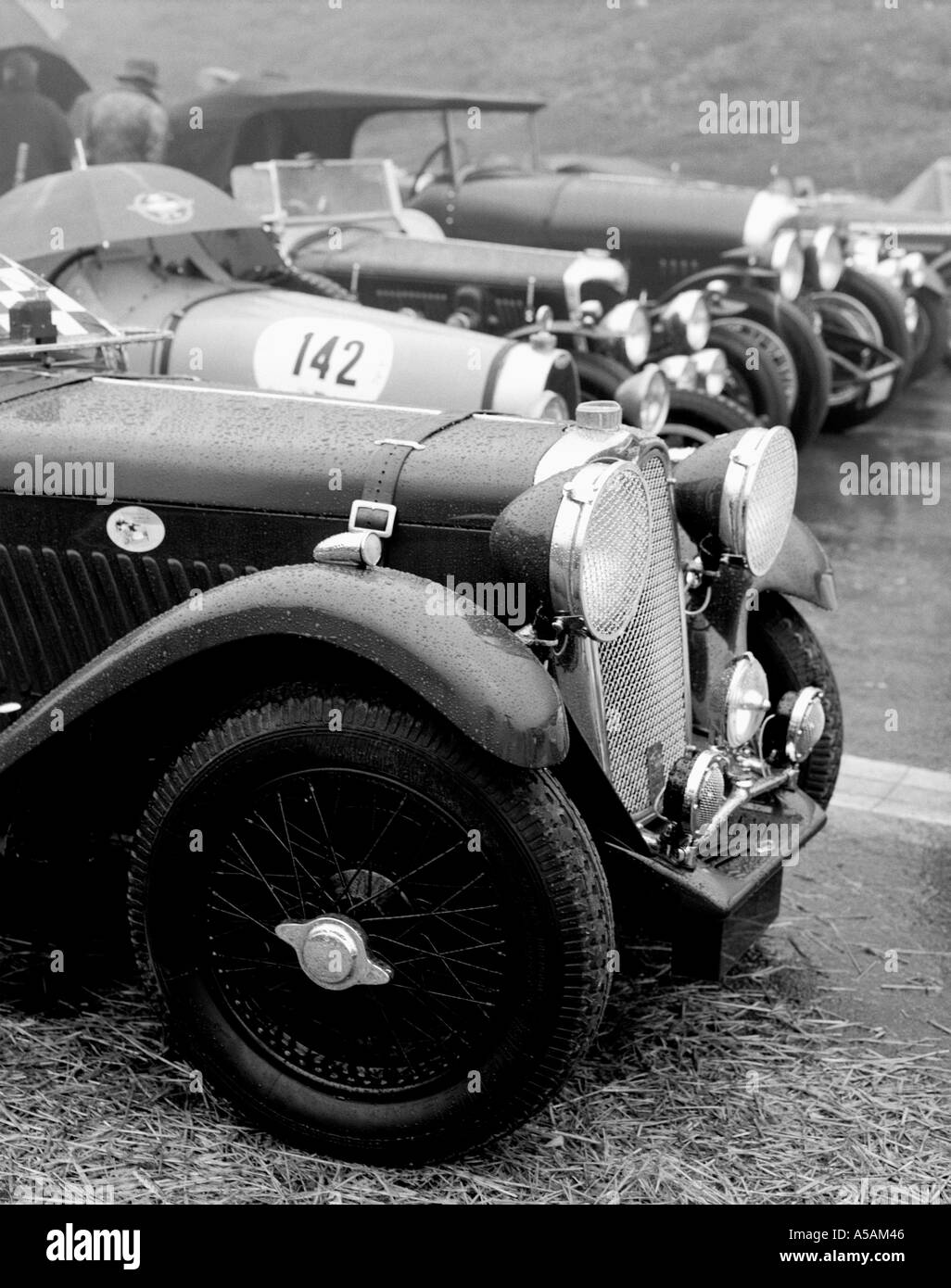 Course automobile suisse historique, Klausenrennen Banque D'Images