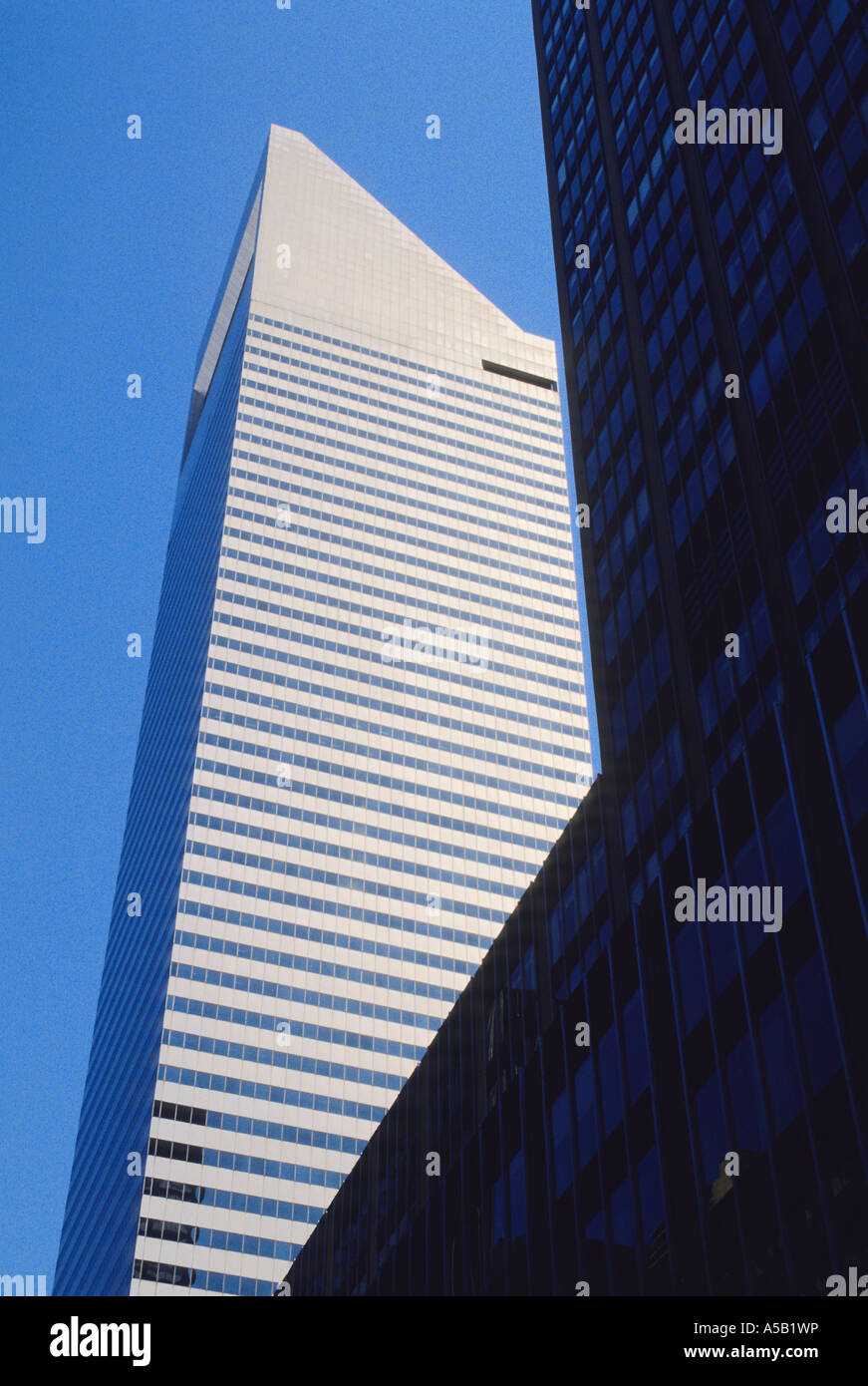 New York Midtown Manhattan le siège du Citigroup Center Building, anciennement Citicorp Center Building au 601 Lexington Avenue New York City USA Banque D'Images