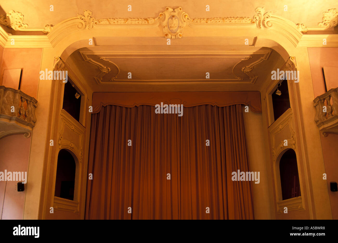 Fondation du Théâtre San Carlo Modène Émilie-romagne en Italie Banque D'Images