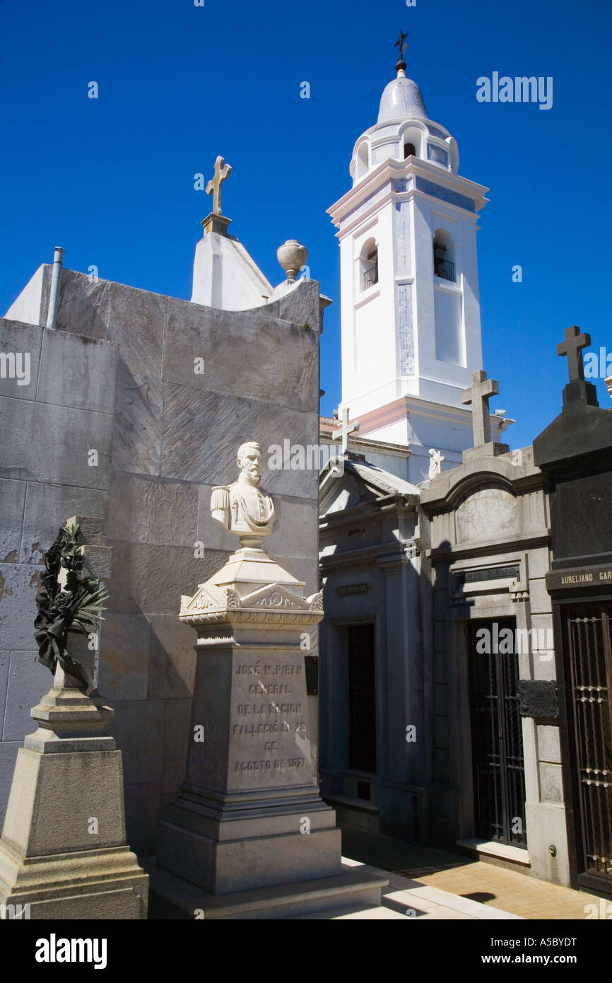 Cimetière de la Recoleta le cimetière de Recoleta Buenos Aires Argentine Amérique du Sud Banque D'Images