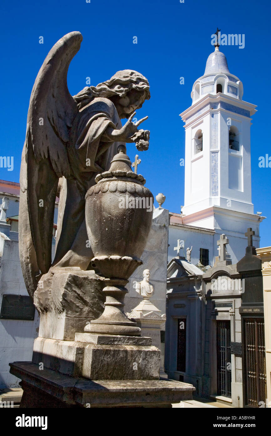 Cimetière de la Recoleta le cimetière de Recoleta Buenos Aires Argentine Amérique du Sud Banque D'Images