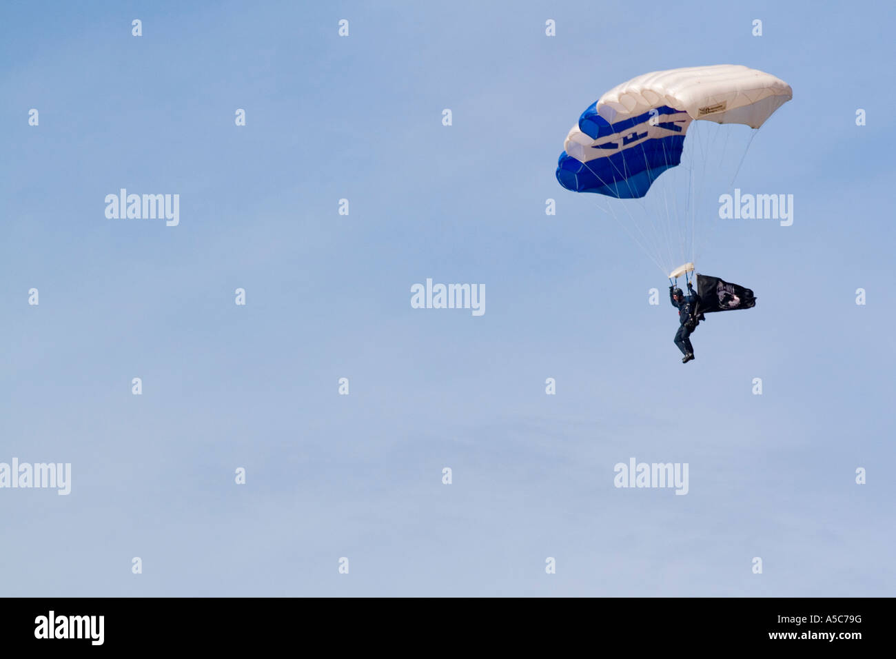 Les ailes de l'armée de l'air bleu de l'équipe de parachutistes des cadets Banque D'Images