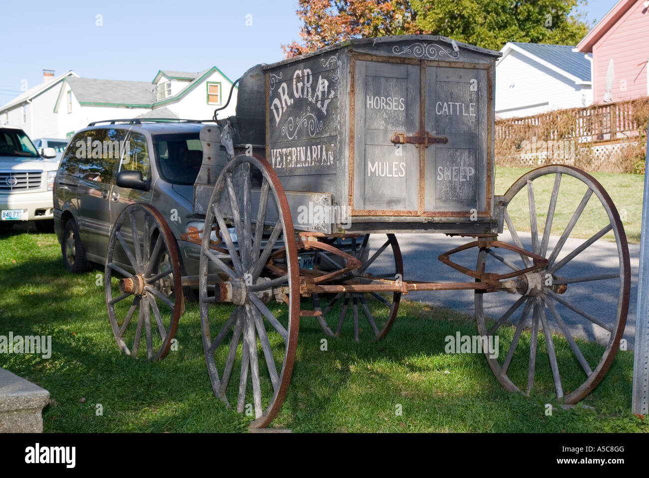 Missouri MO USA Vieux buggies à Kimmswick MO Octobre 2006 Banque D'Images