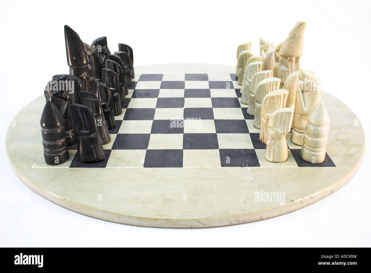 Jeu d'échecs en pierre acrylique noire de luxe, échiquier en pierre