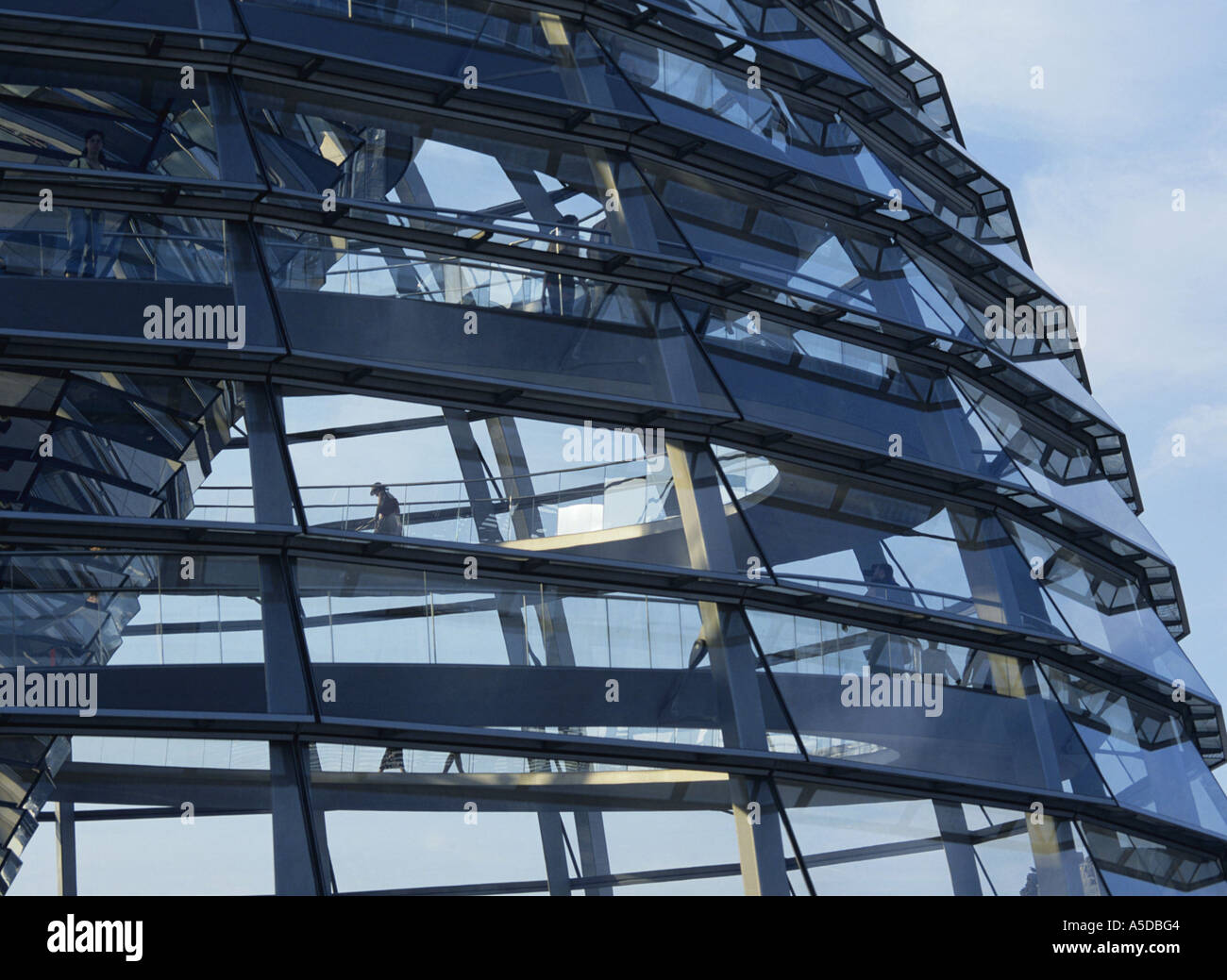 Dôme du Reichstag, Berlin, Allemagne Banque D'Images