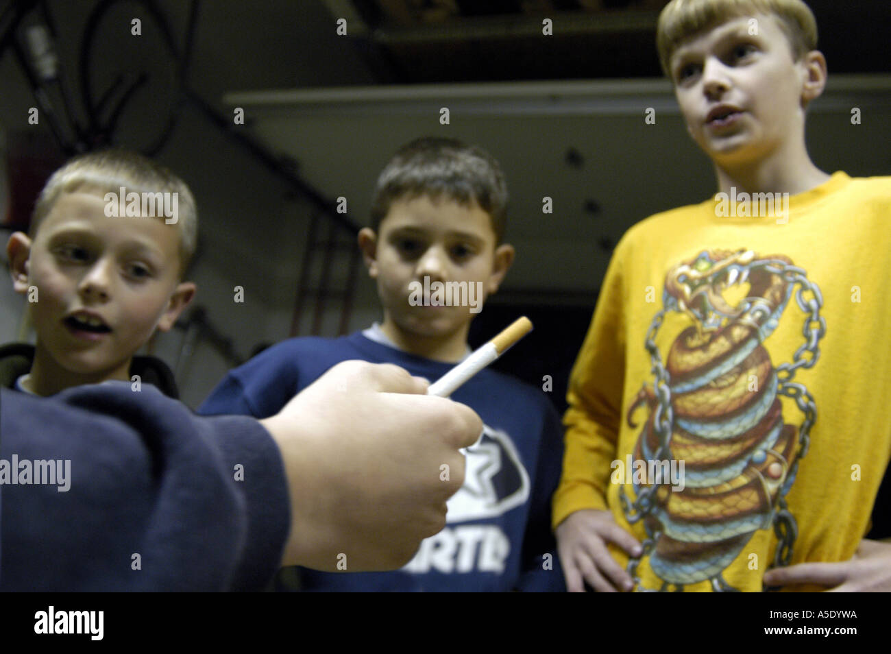 Pression des pairs Banque D'Images