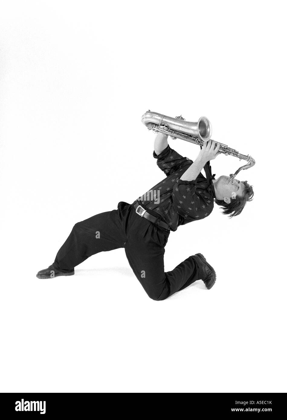 saxophoniste Banque D'Images