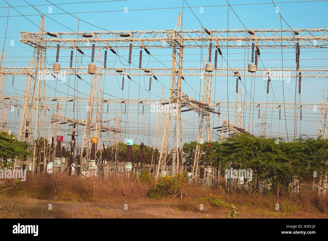 La production d'électricité de la PKB77952 Maison d'alimentation de la station de l'Inde Banque D'Images