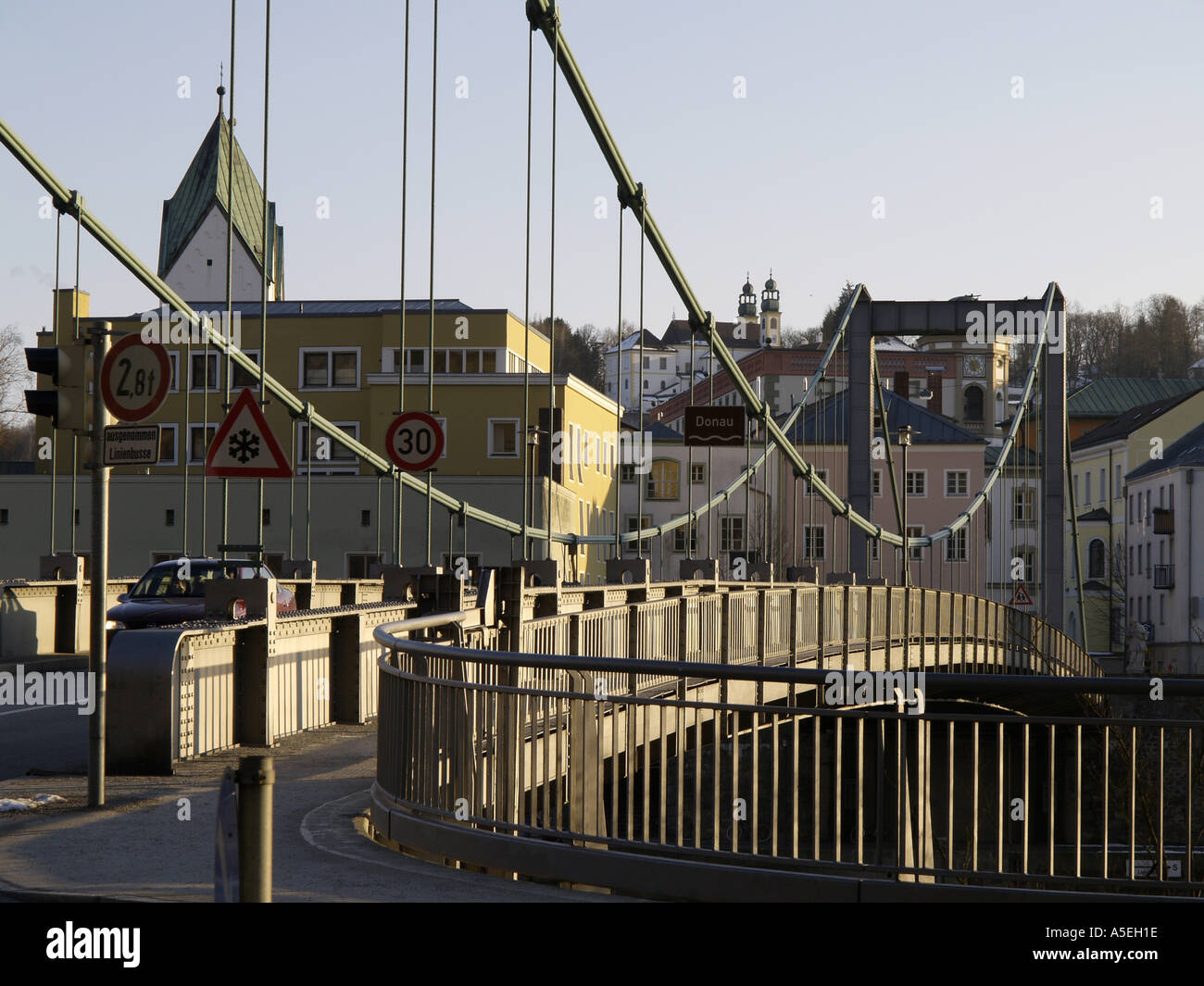 Ville de l'Université de Passau, pont Banque D'Images