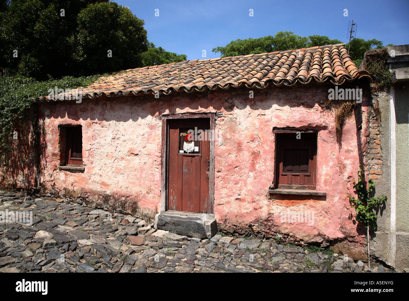 Uruguay Uruguay Colonia del Sacramento Calle de los Suspiros Banque D'Images