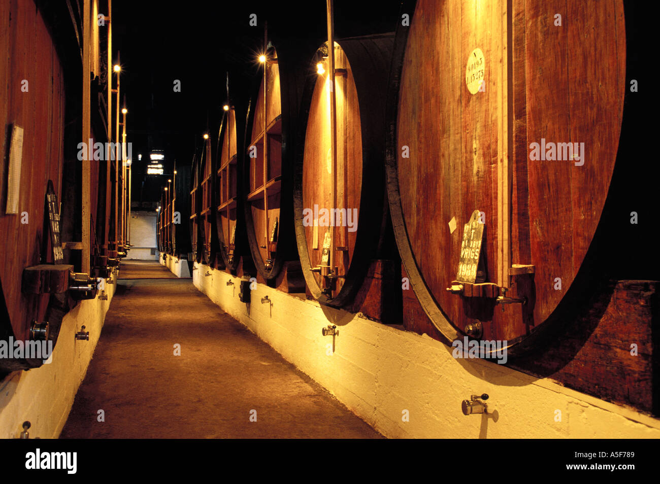 Port Wine Lodge Vila Nova de Gaia, Porto, Portugal Banque D'Images