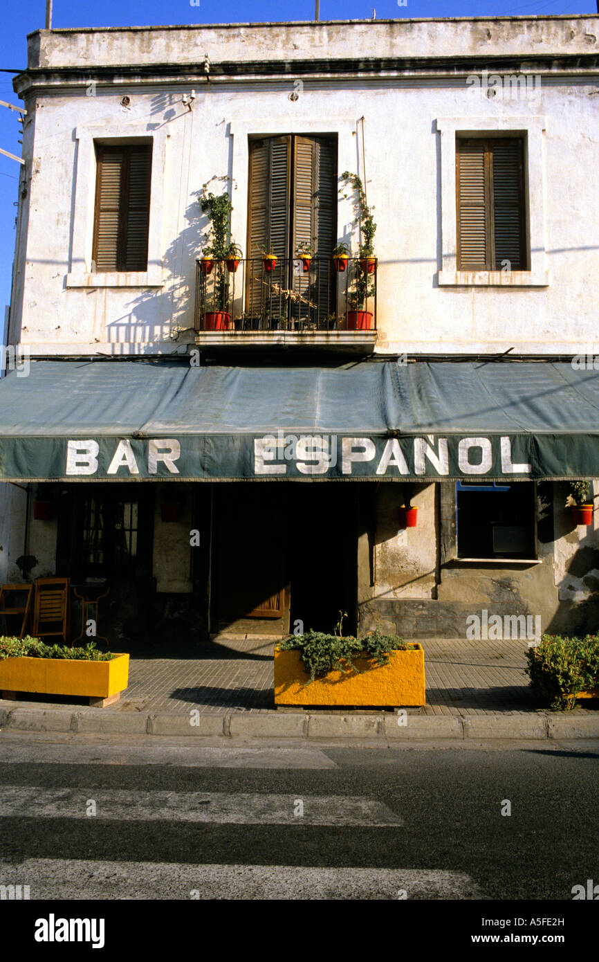 Bar Espanol en milieu rural Espagne Banque D'Images
