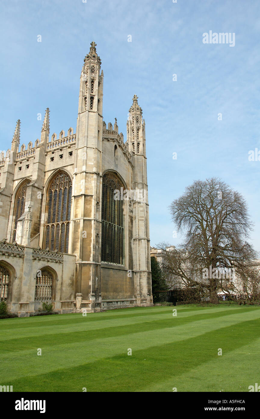 King s College Cambridge Angleterre fondée par Henry VI en 1441 de East end Banque D'Images