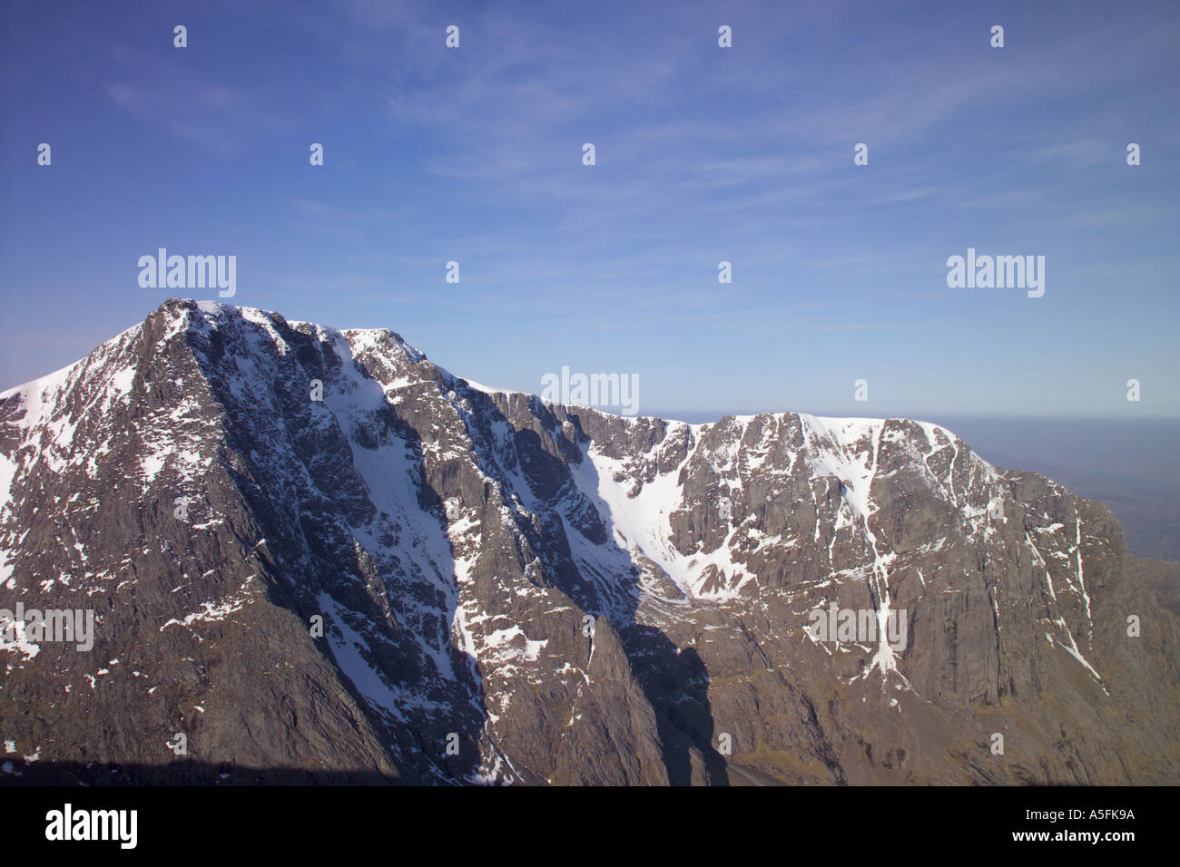 Le Ben Nevis North Face Banque D'Images