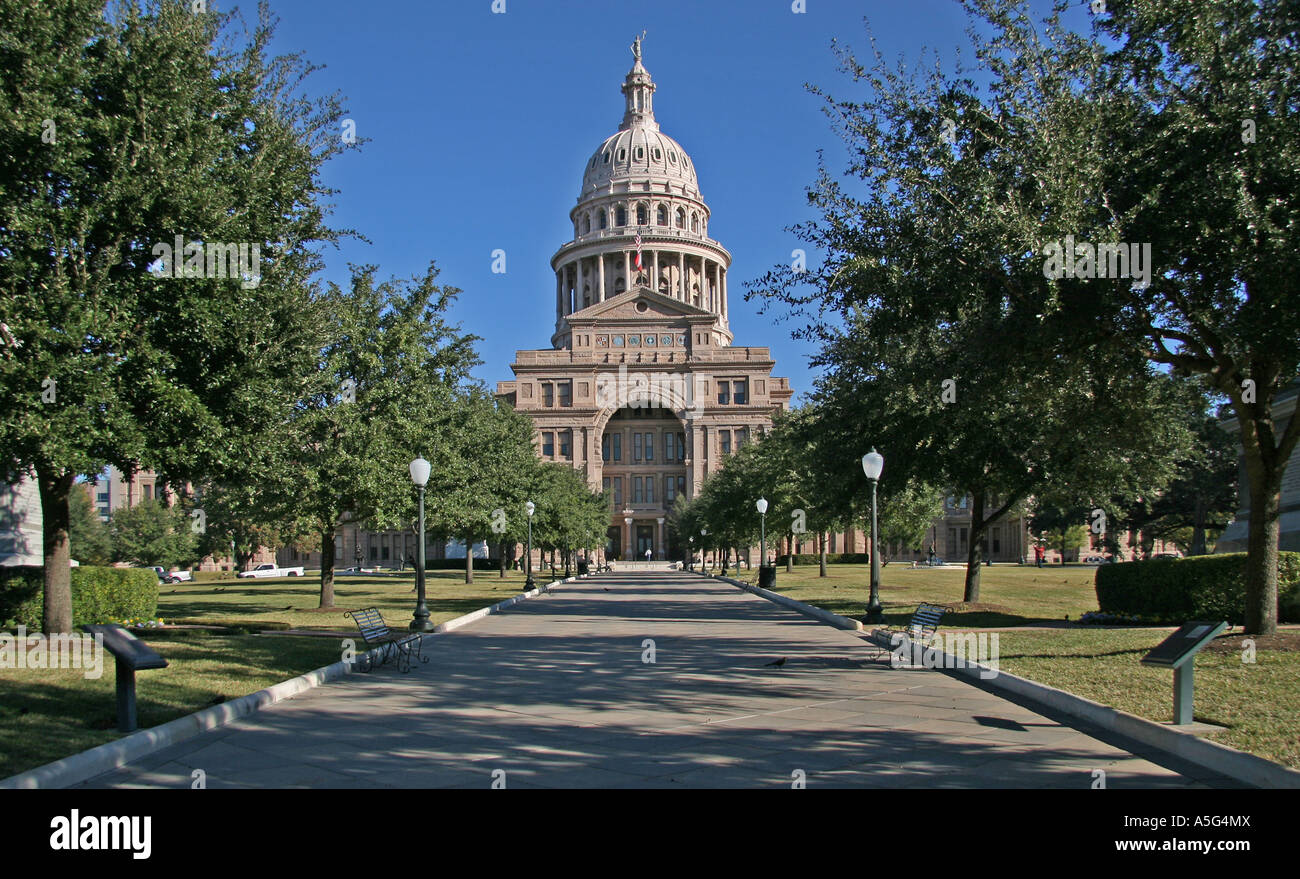 State Capitol Building à Austin, TX Banque D'Images