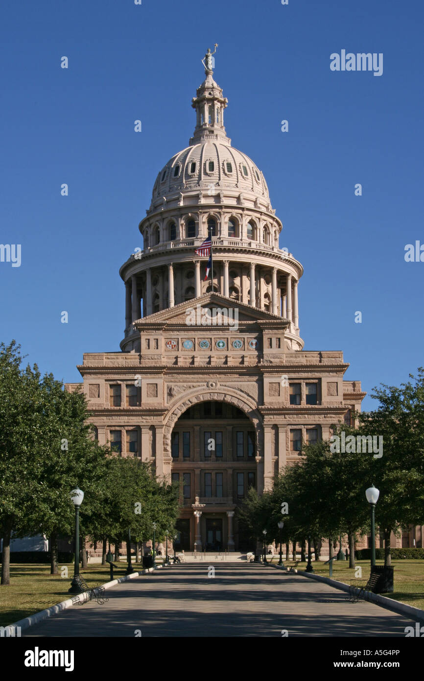 State Capitol Building à Austin, TX Banque D'Images