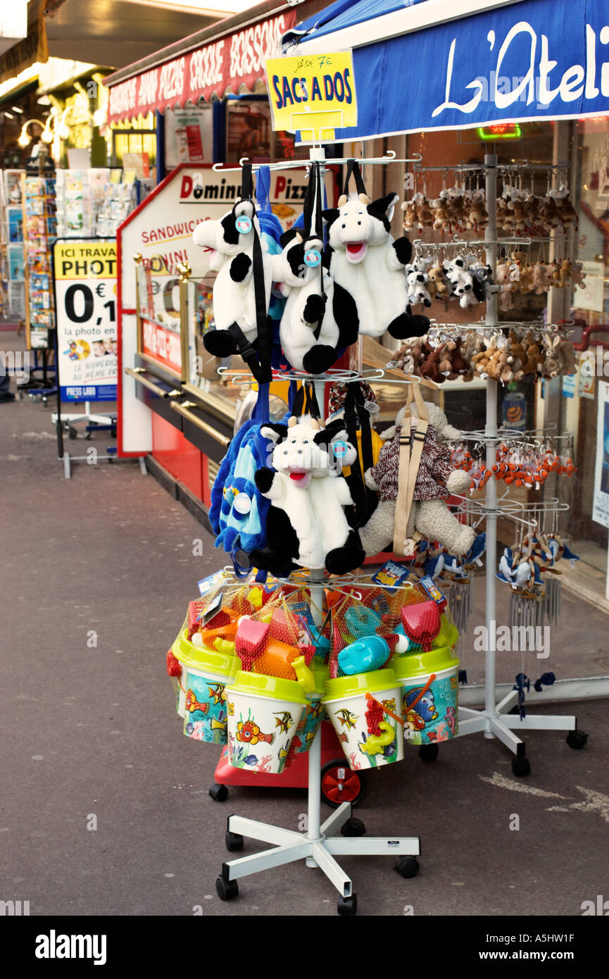 Jouets sur carousel Cabourg Normandie France Europe Banque D'Images