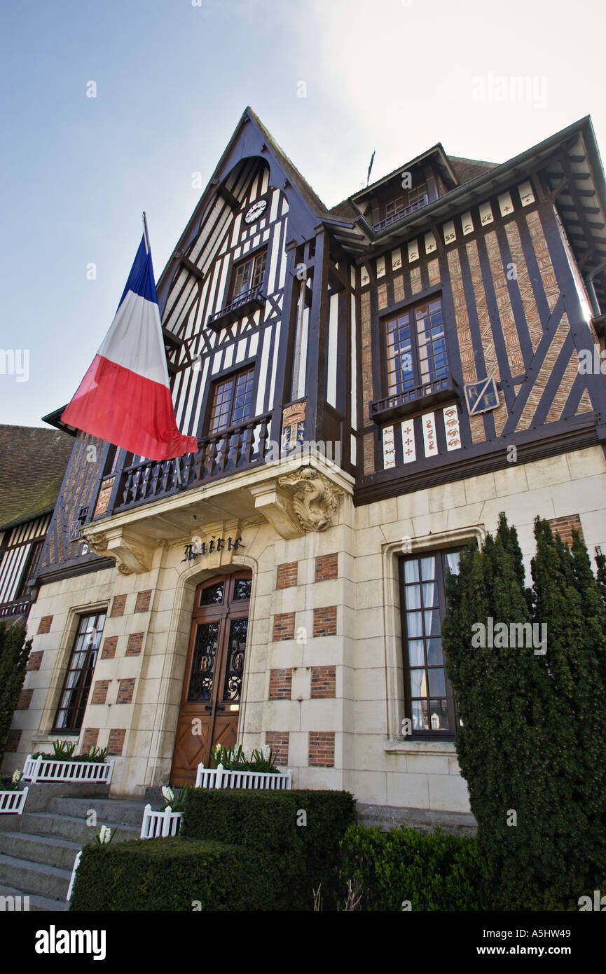 Mairie ou Mairie à Deauville Normandie France Europe Banque D'Images