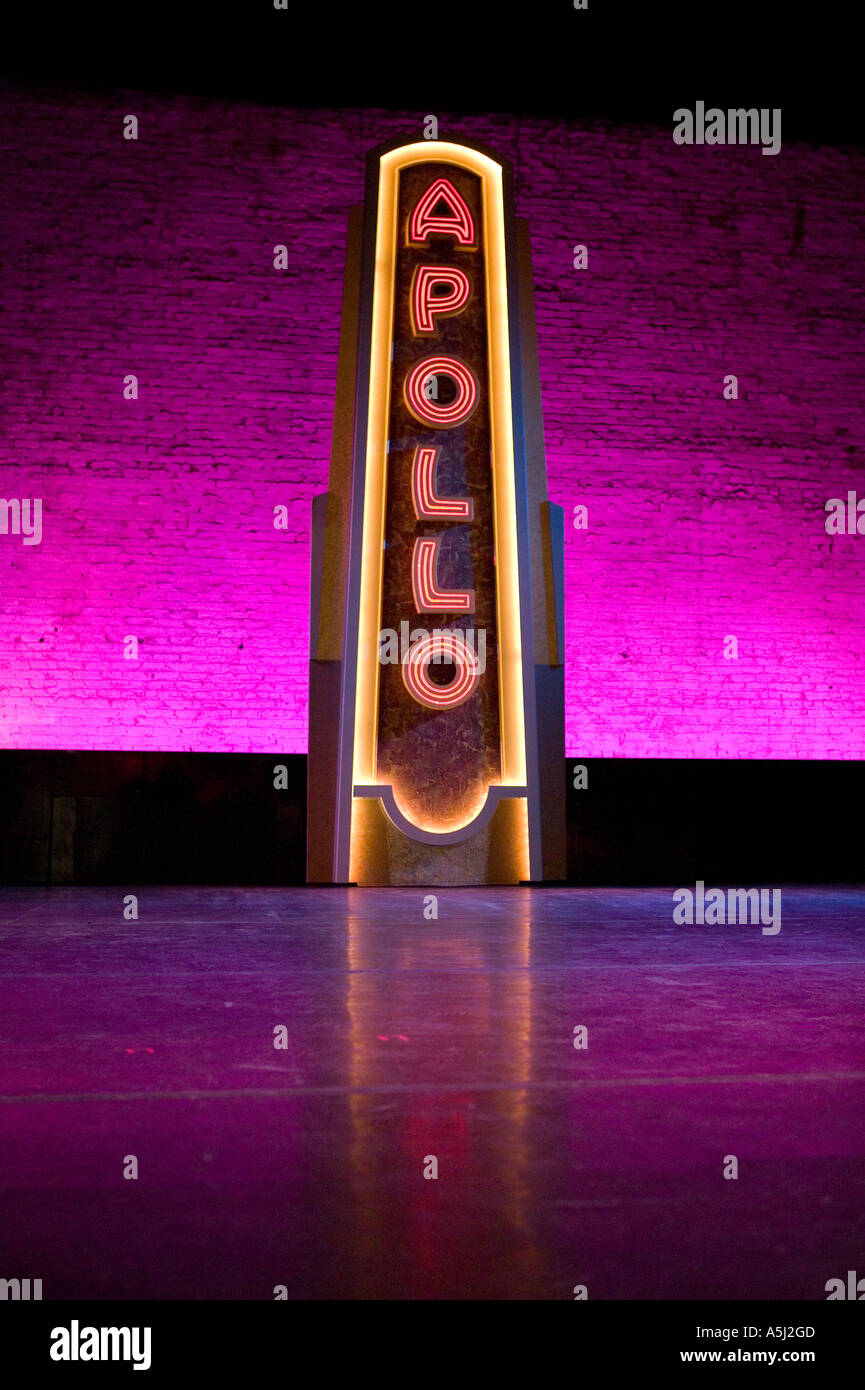 À l'intérieur de l'Apollo Theatre accueil de la célèbre soirée d'amateurs montre à Harlem New York City USA Février 2006 Banque D'Images