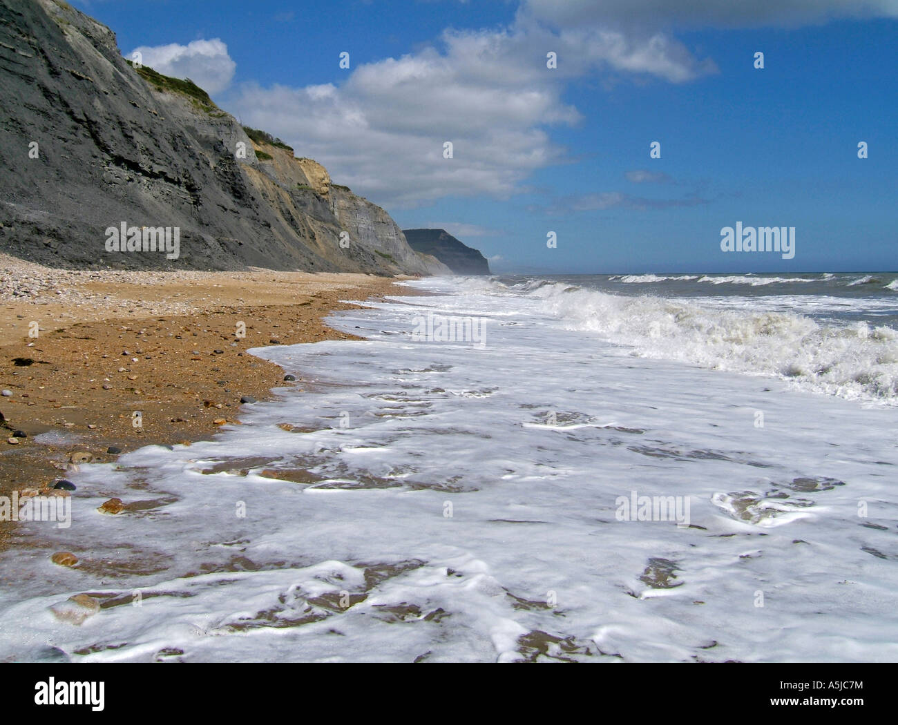 Charmouth plage, Dorset, England, UK Banque D'Images