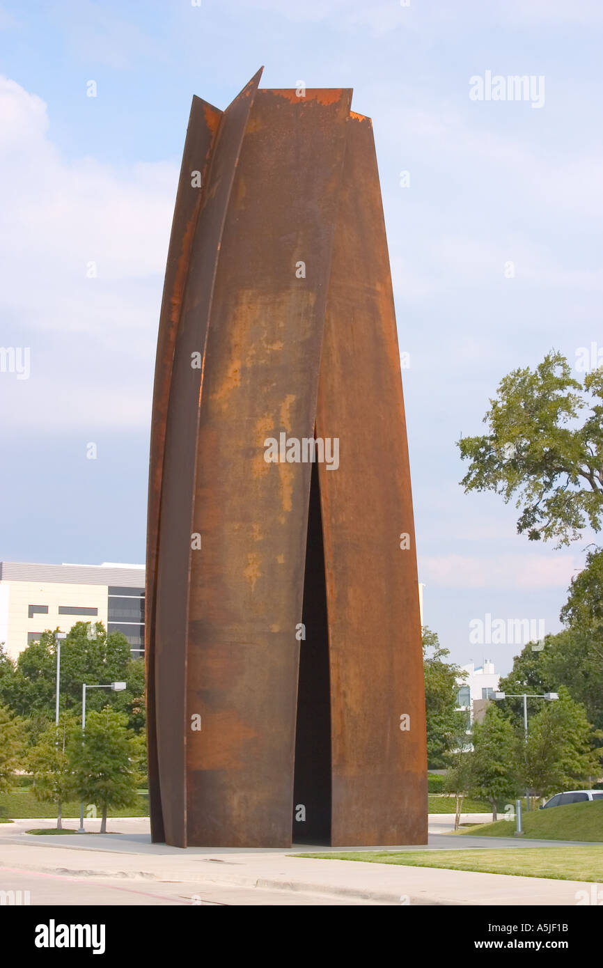 Vortex par Richard Serra Musée d'Art Moderne de Fort Worth Texas USA Banque D'Images
