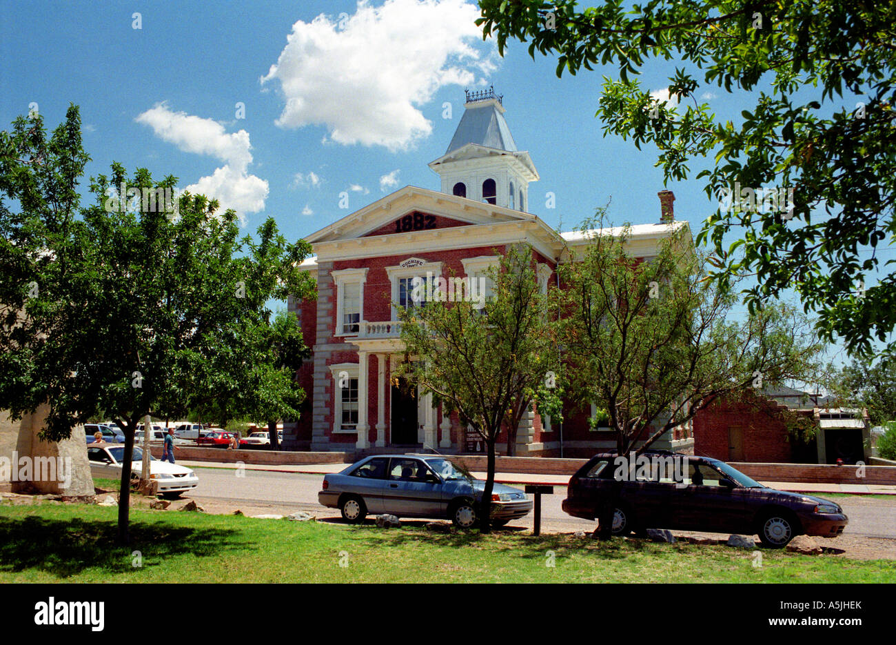 Le palais de justice du Comté de Cochise, Tombstone, Arizona, USA. Banque D'Images