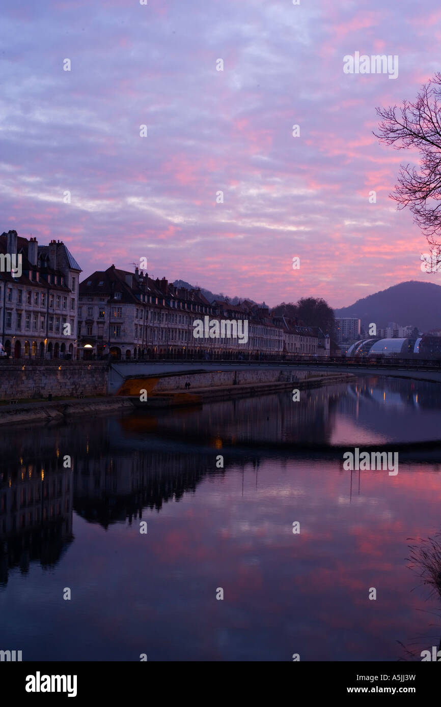 Quai Vauban. Besancon Banque D'Images