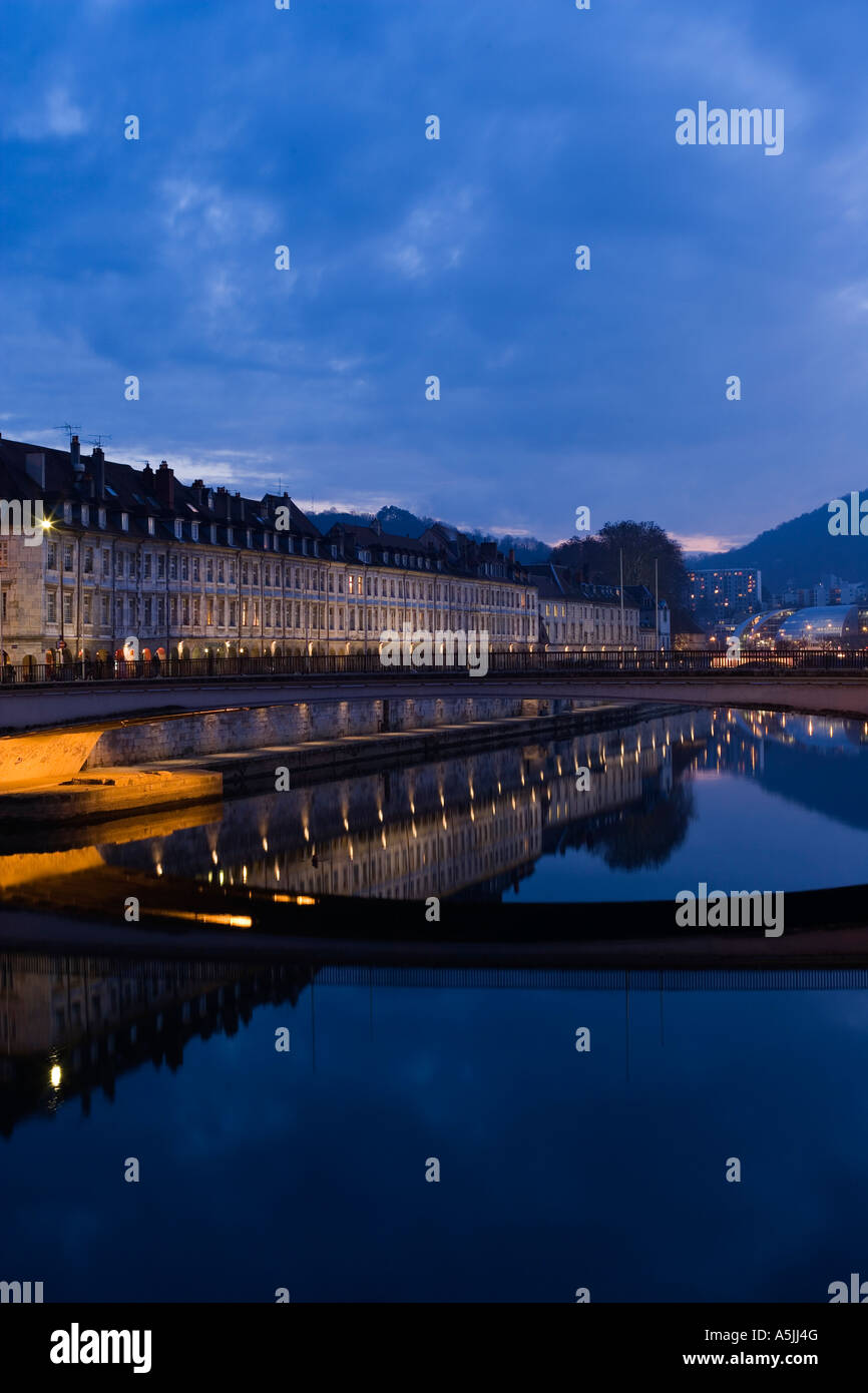 Quai Vauban. Besancon Banque D'Images