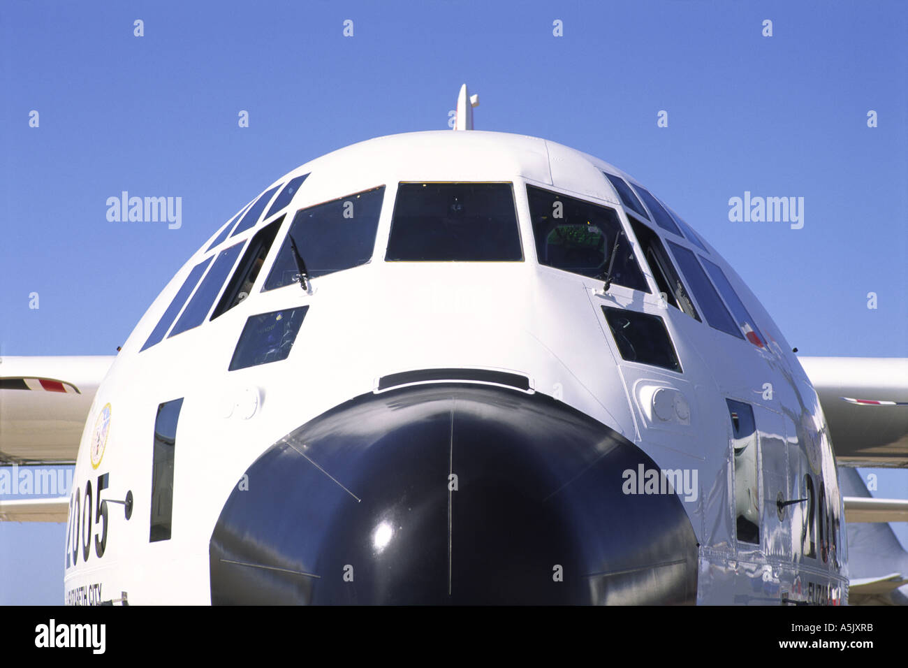 Lockheed HC-130J Hercules & Pilotage radôme Banque D'Images