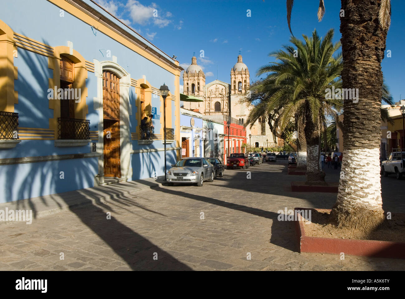 L'église Santo Domingo dans la vieille ville et centre historique de Oaxaca, Mexique Banque D'Images