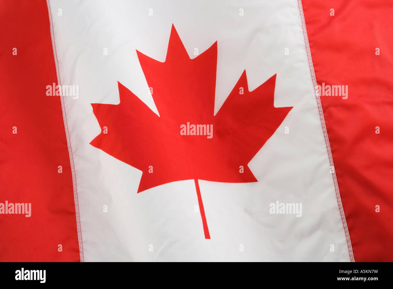 Close up de drapeau canadien Banque D'Images