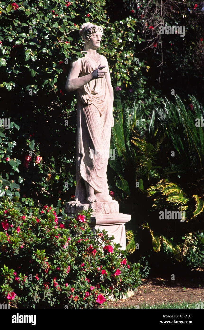 Statue dans le Jardin botanique de Huntington Saint-marin California USA Banque D'Images