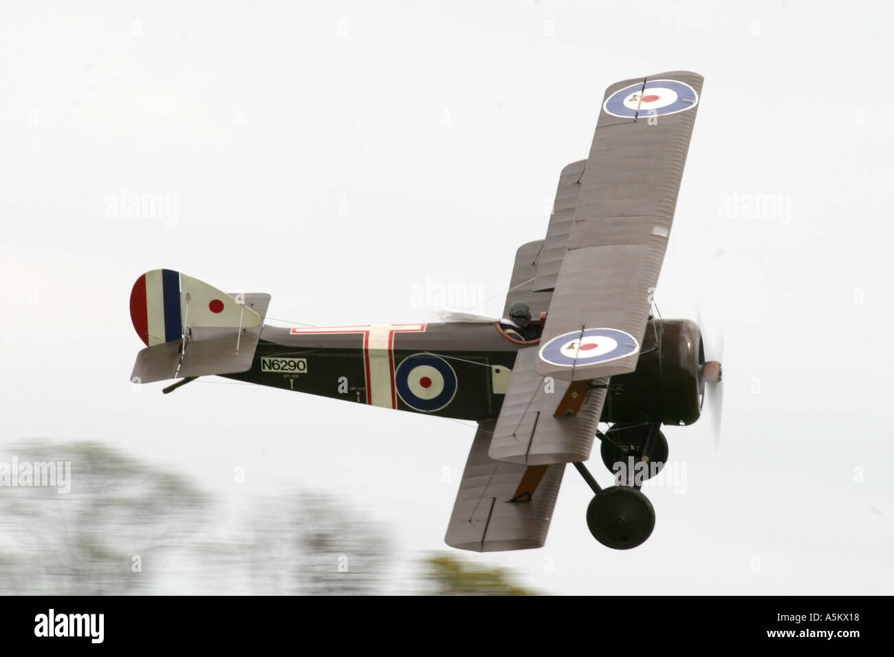 1916 Sopwith Triplane N6290 G BOCK Banque D'Images