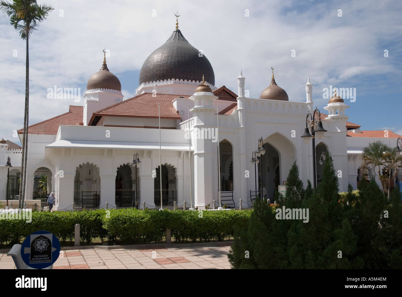 La mosquée Kapitan Keling du 19e siècle One Lebuh Buckingham à Georgetown Penang Banque D'Images