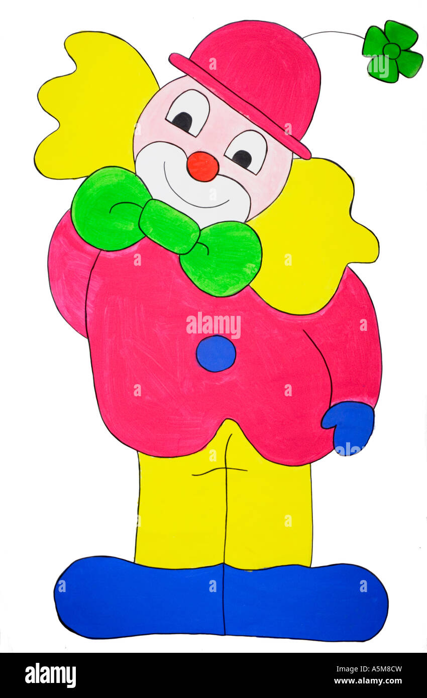 Clown Banque D'Images