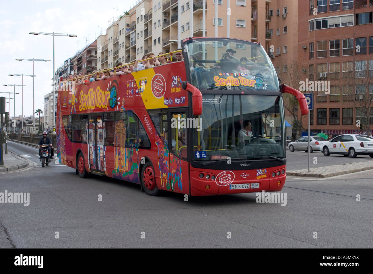 Séville tour bus Banque D'Images