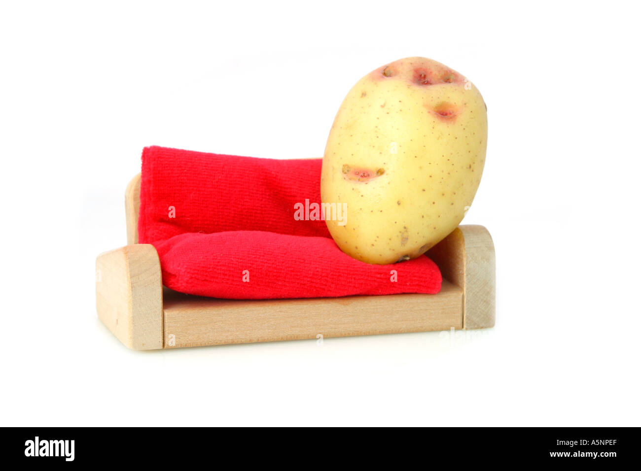 Pomme de terre de divan concept Banque D'Images