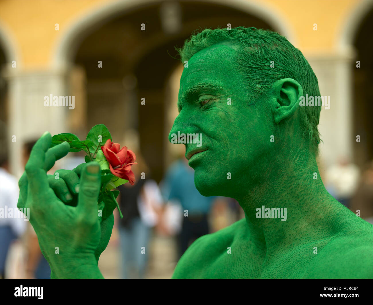 Majorque, Palma, artiste de rue Banque D'Images