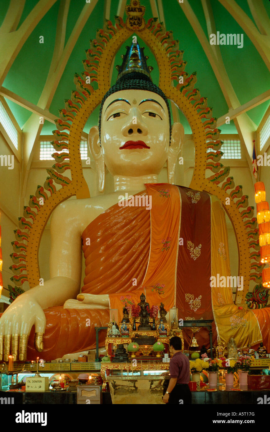 Sakya Muni Buddha Gaya temple Banque D'Images