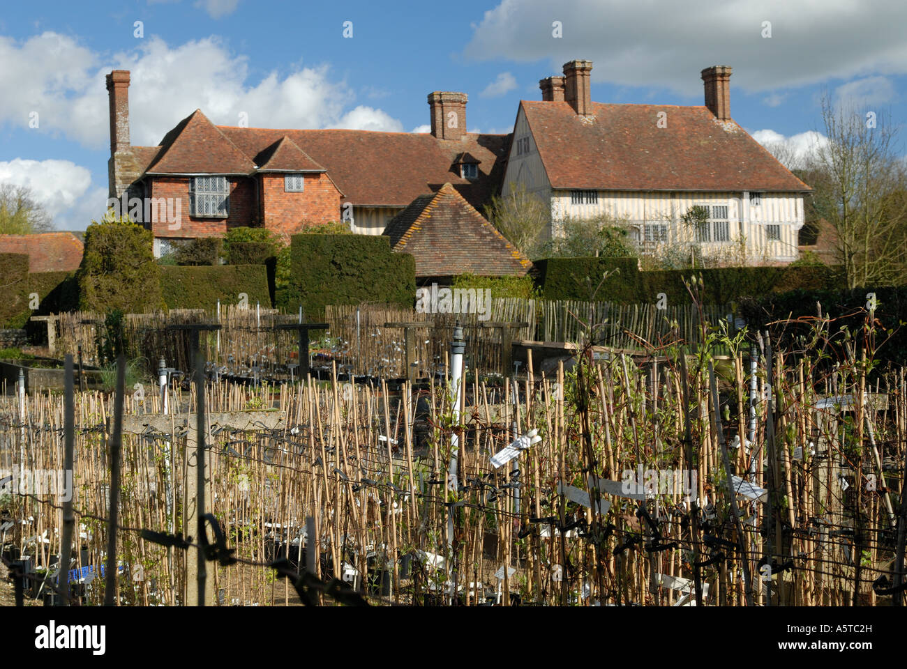 Les pépinières et chambre à Great Dixter, East Sussex. Banque D'Images