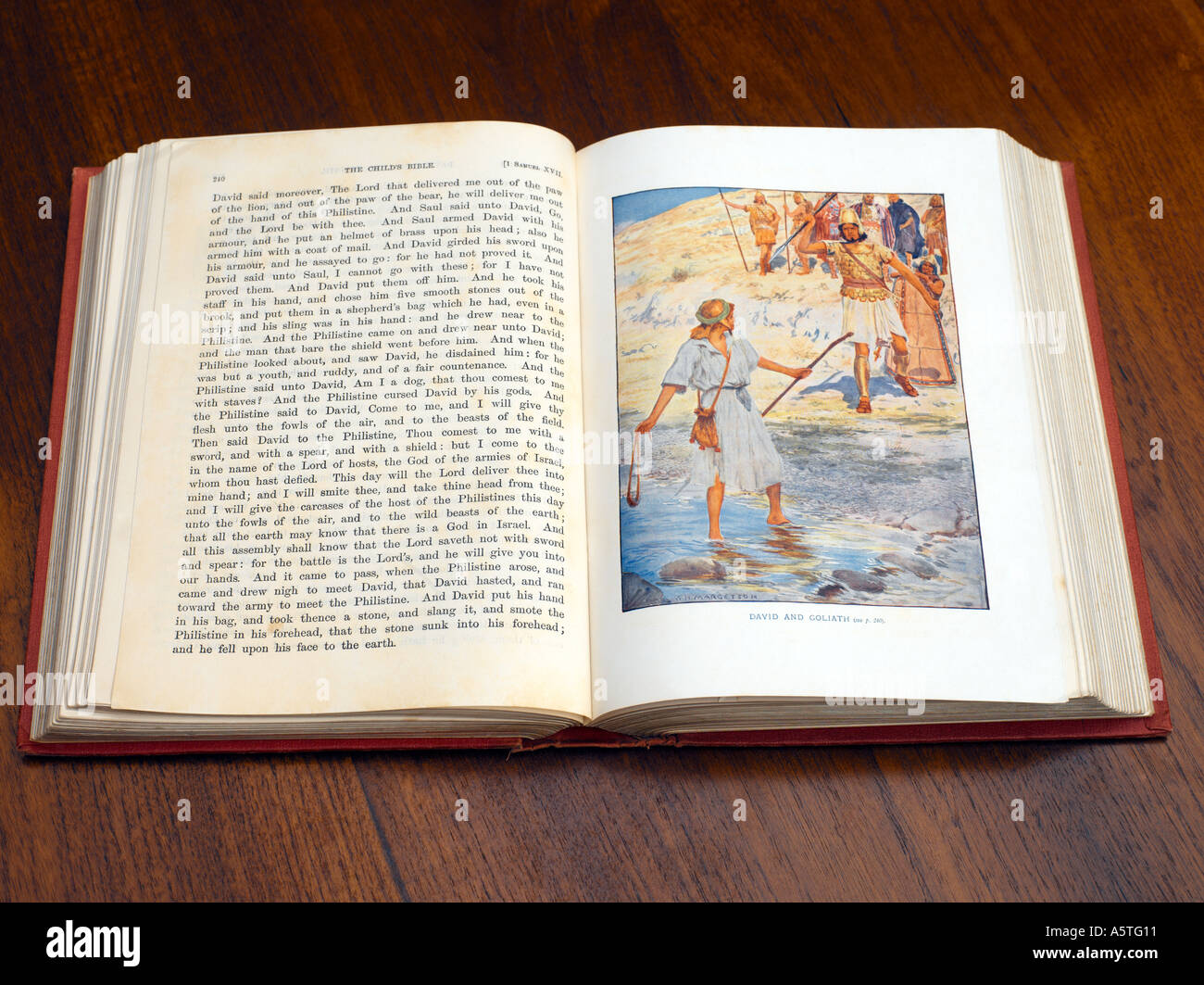 Bible de Childs Banque D'Images