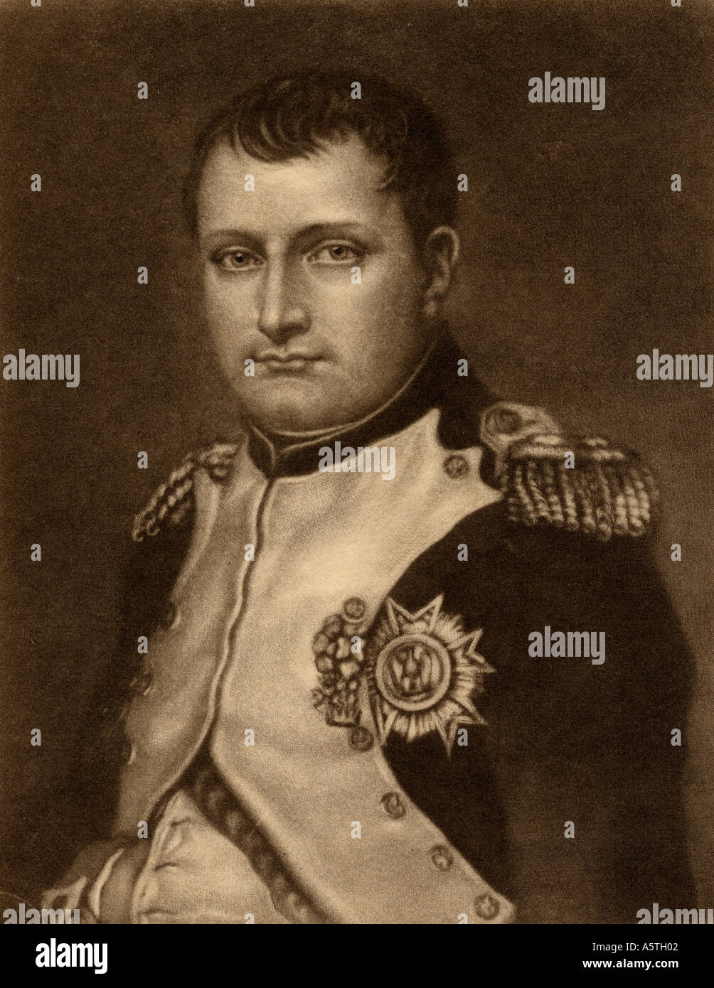 Napoléon Bonaparte, 1769 - 1821. Homme d'État français et chef militaire. Empereur des Français. Banque D'Images