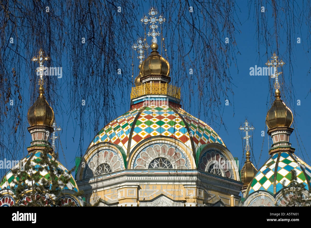 Église de l'ascension Le Kazakhstan Almaty Banque D'Images